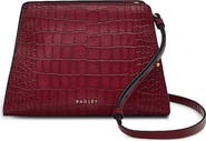 Radley Glasshouse Small Croc Embossed Crossbody Bag