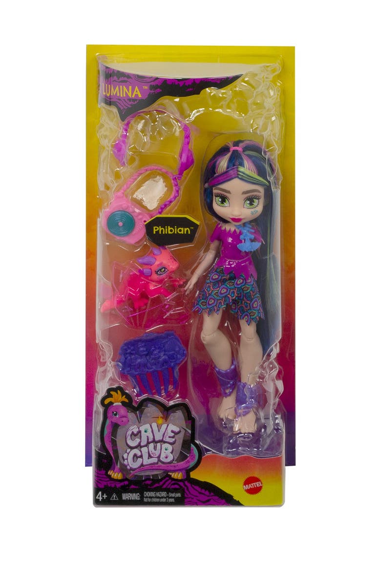 Mattel Cave Club Poseable Doll - Lumina & Phibian, Alternate, color,