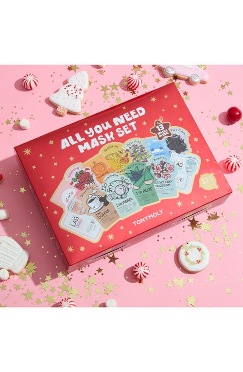 Tonymoly All You Need Sheet Mask Set $45 Value In Transparent