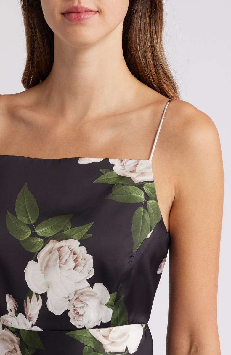 Sachin & Babi Shyla Satin Crepe Gown, Alternate, color, 