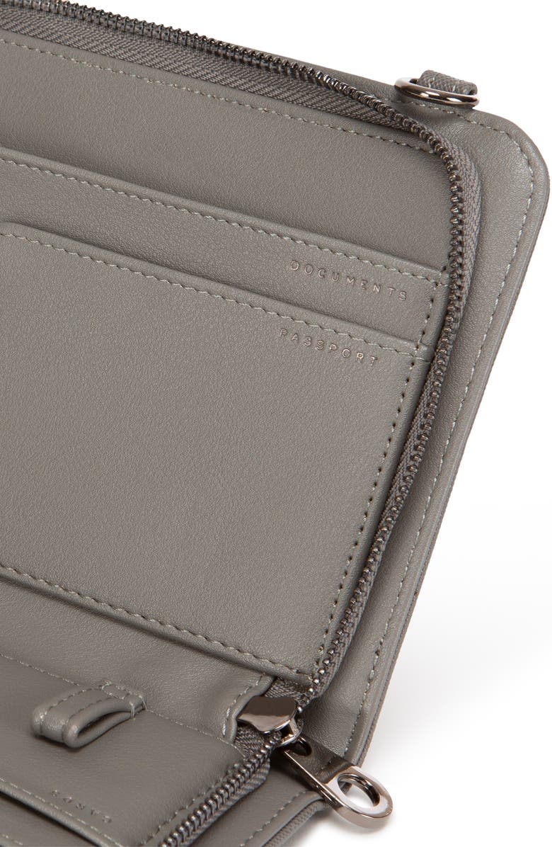 CALPAK Faux Leather RFID Travel Wallet, Alternate, color,