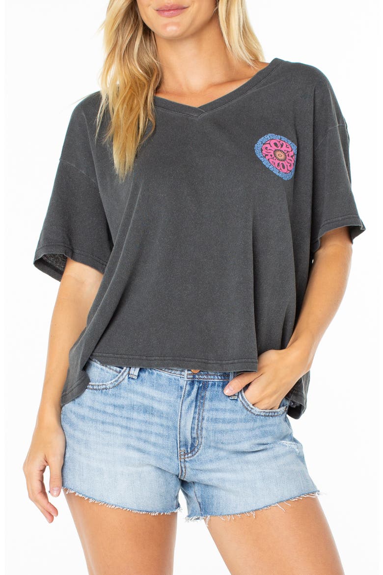 Oversize Graphic T-Shirt, Main, color, PHANTOM