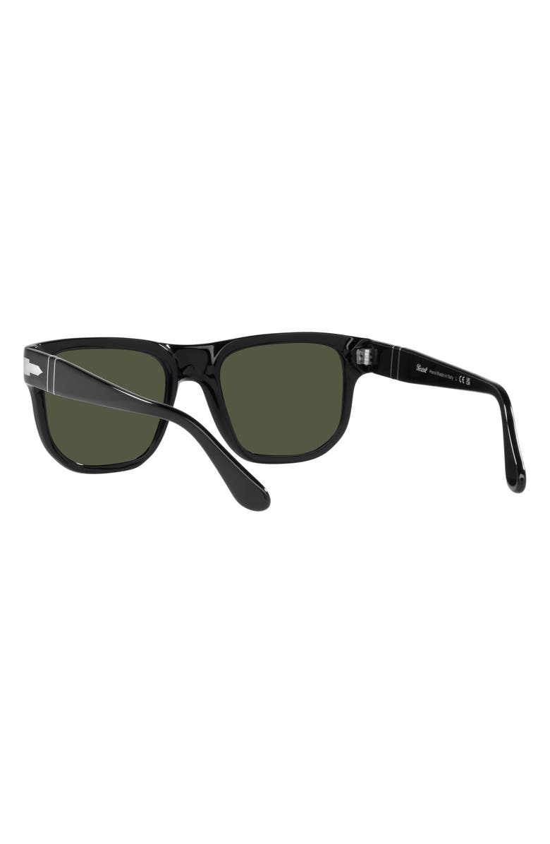 Persol 55mm Square Sunglasses, Alternate, color, Black