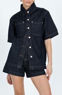 Princess Polly Whitaker Short Sleeve Denim Shacket
