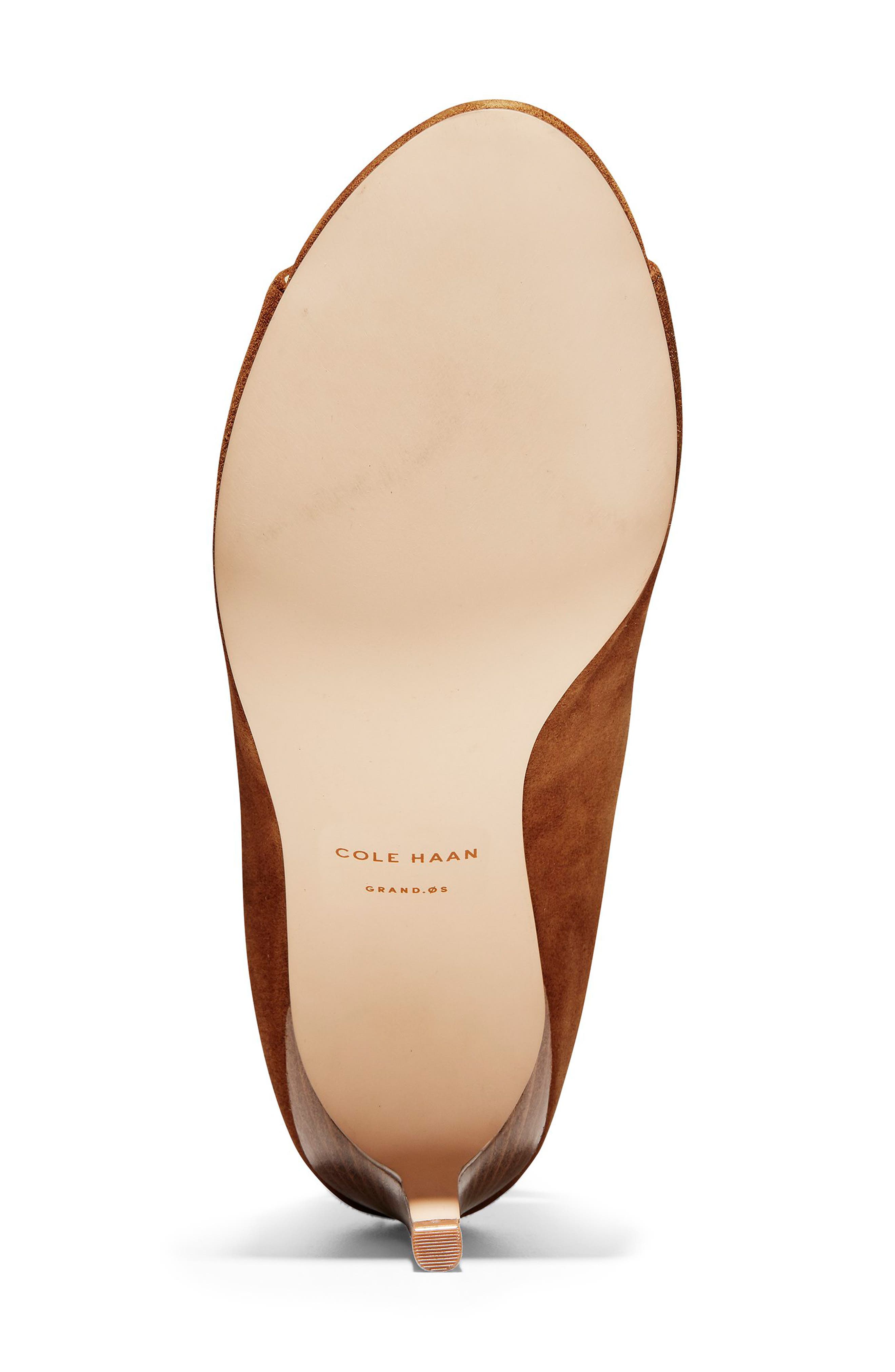 Emmett Tie Back Sandal, Alternate, color, BRITISH TAN SUEDE