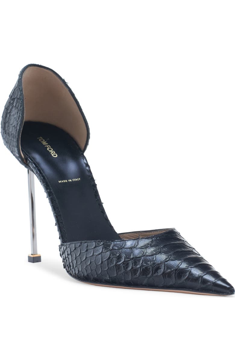 TOM FORD Stiletto d'Orsay Pump, Main, color, Black