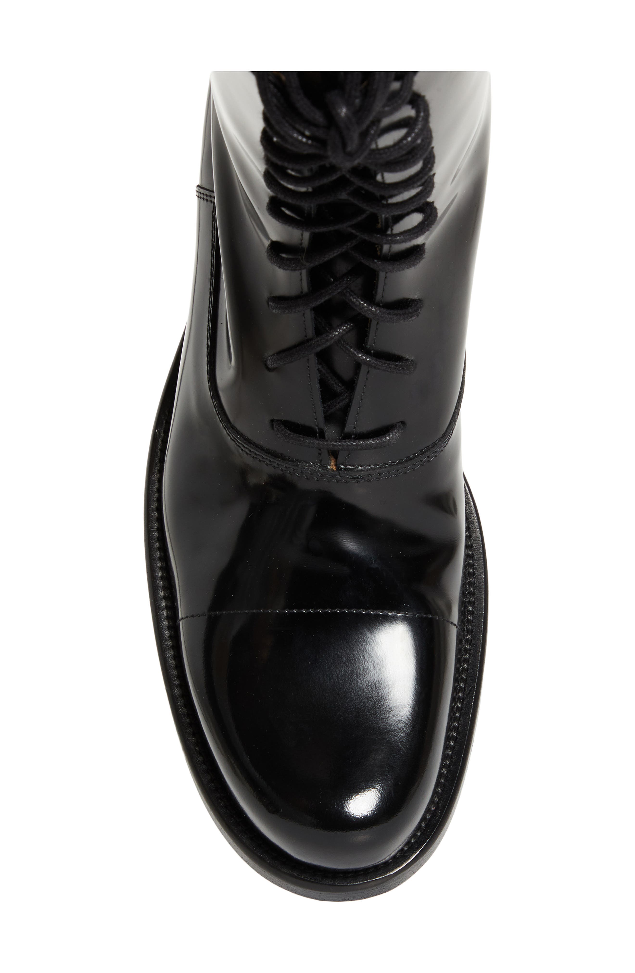 The Row Kai Combat Boot, Alternate, color, Black