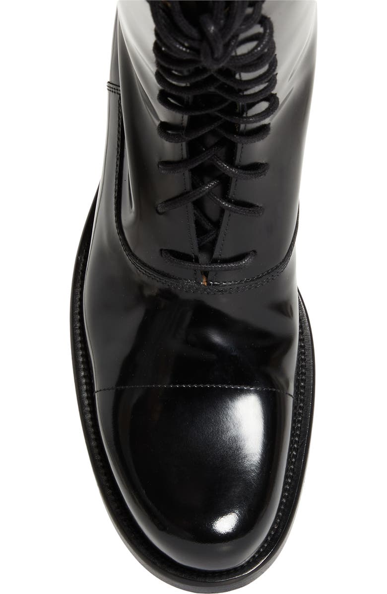 The Row Kai Combat Boot, Alternate, color, Black