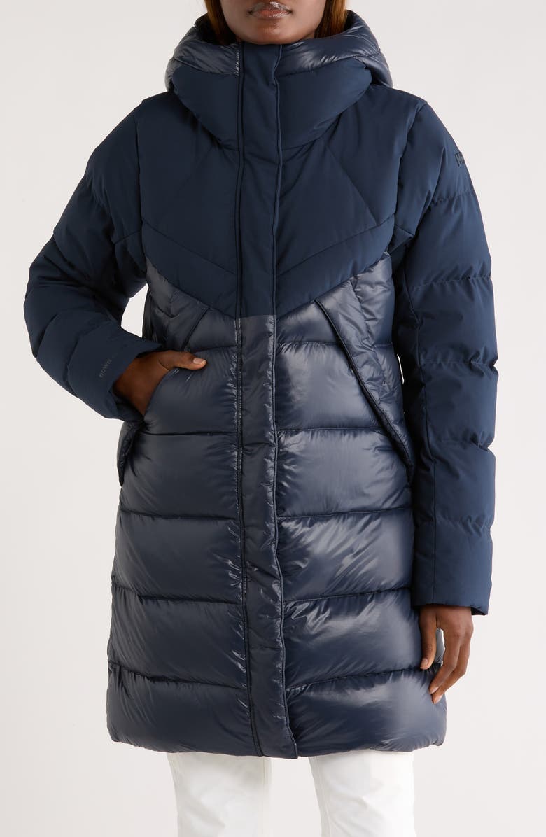Helly Hansen Winter Bliss 600 Fill Power Down Parka, Alternate, color, Navy