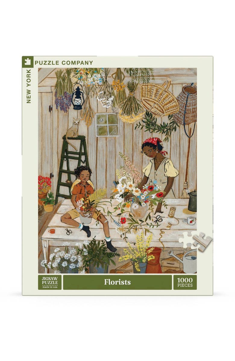 NEW YORK PUZZLE COMPANY Florists 1000 Piece Puzzle, Main, color, NO COLOR