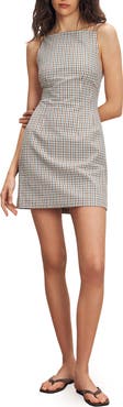 Veronica Beard Chester Check Minidress