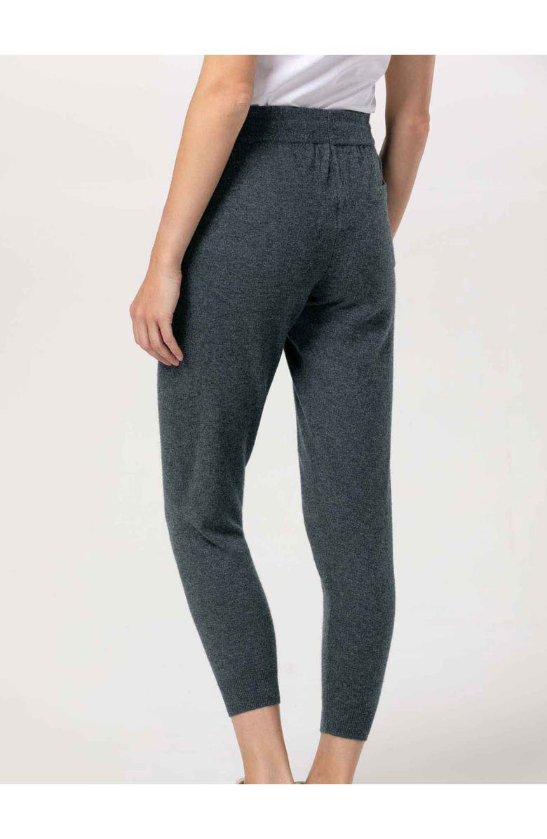 GOBI Mongolian Cashmere Cuffed Cashmere Jogger, Alternate, color, Plum Kitten