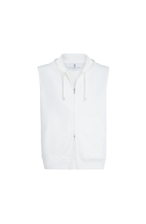 Sleeveless sweatshirt