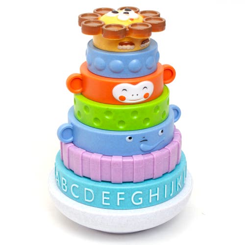 Roo Crew Stacking Rings 8 Pieces Sensory Toy in Multicolored  product