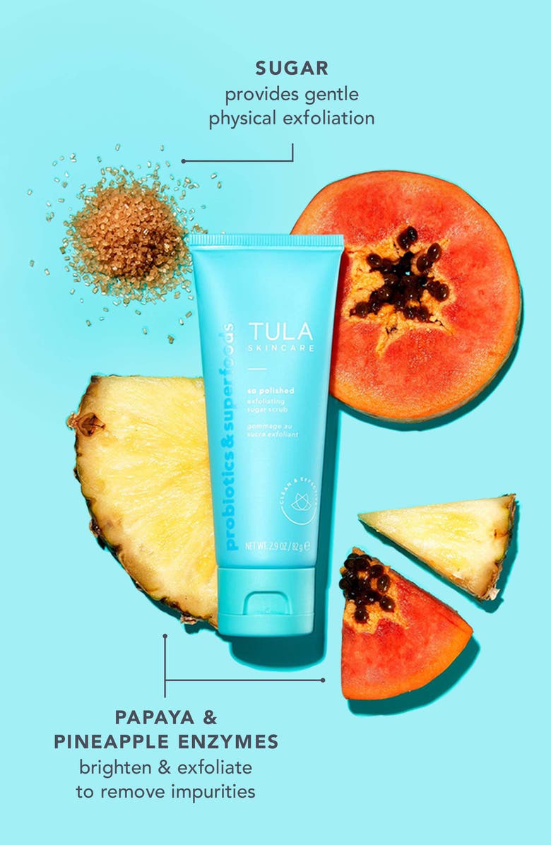 TULA Skincare So Polished Exfoliating Sugar Scrub, Alternate, color,