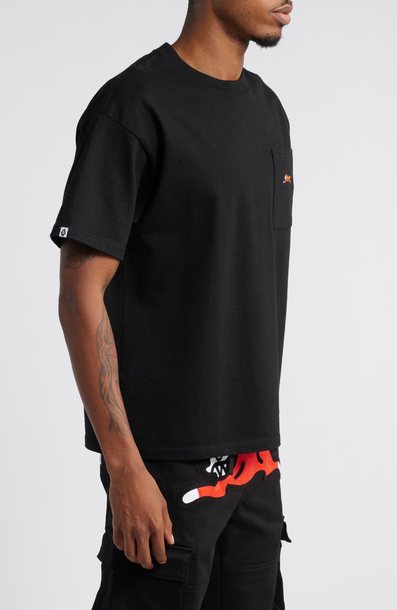 ICECREAM Embroidered Cotton Graphic Pocket T-Shirt, Alternate, color,