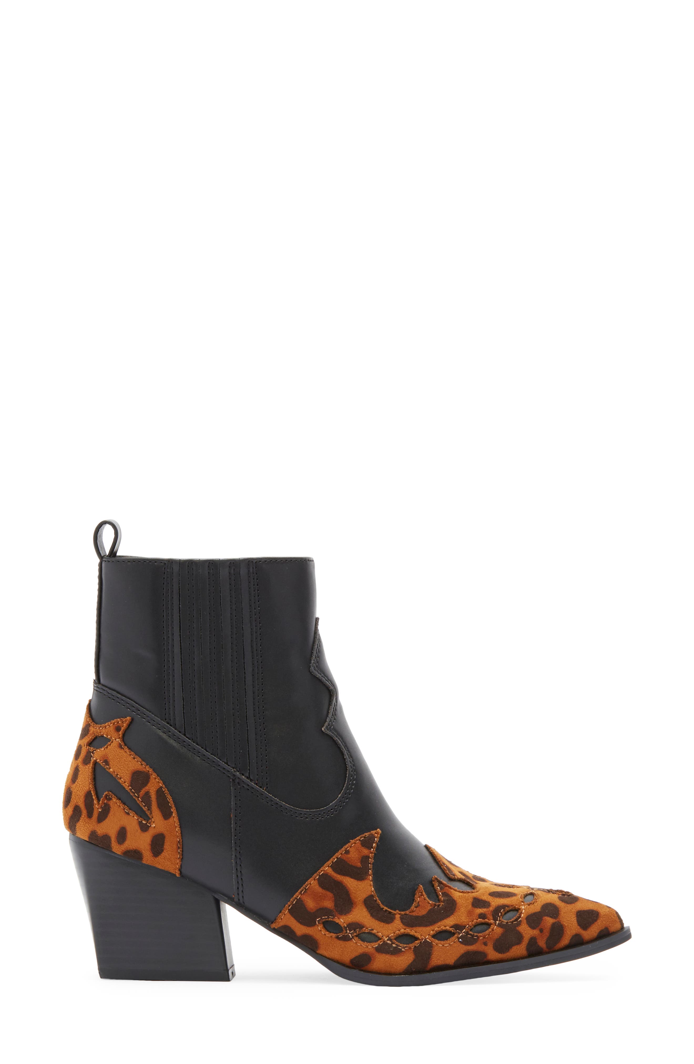 CAPE ROBBIN Janesa Western Boot, Alternate, color, 