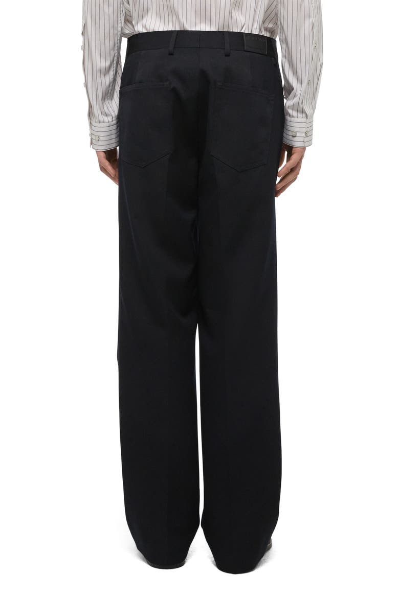 Five-Pocket Gabardine Dress Pants, Alternate, color, BLACK