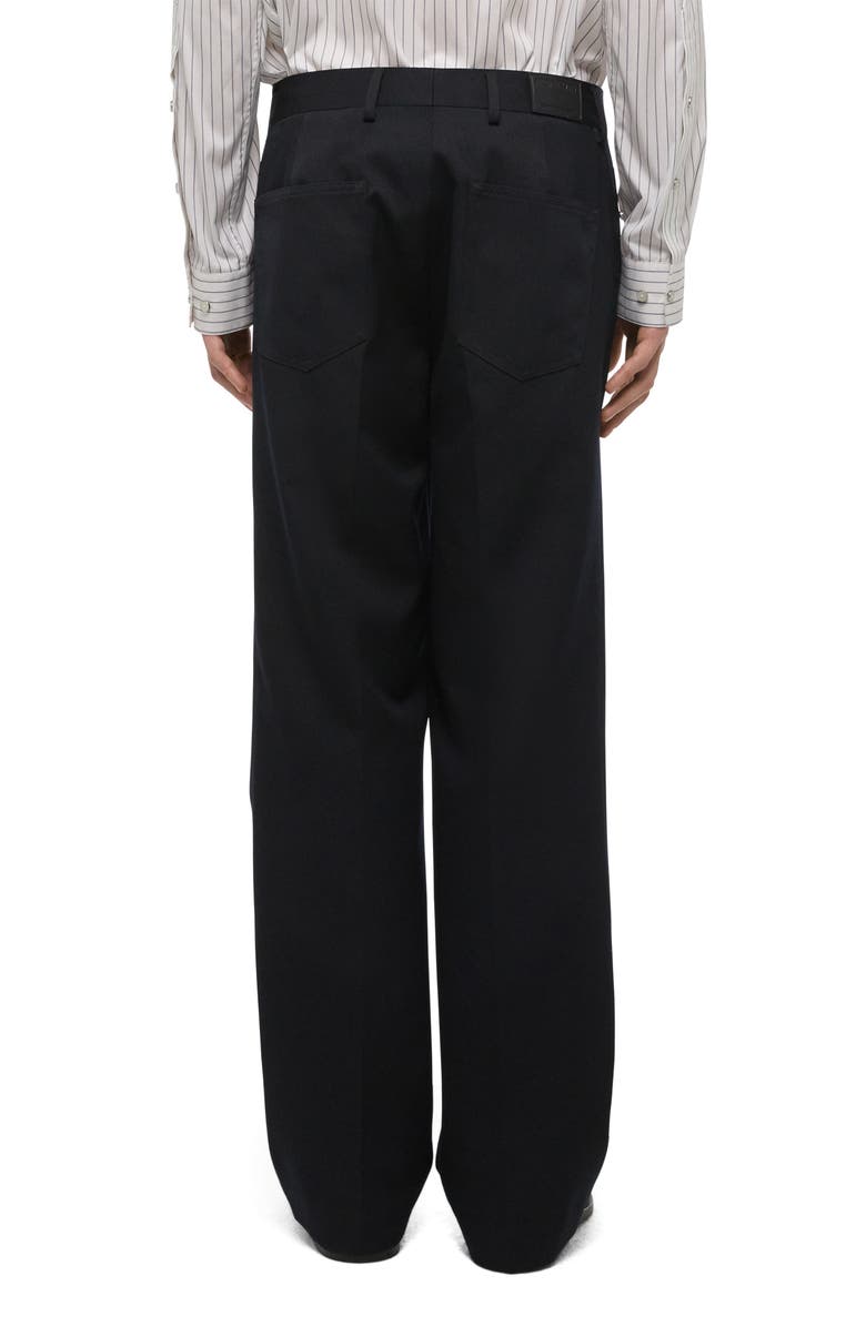 Helmut Lang Five-Pocket Gabardine Dress Pants, Alternate, color, Black