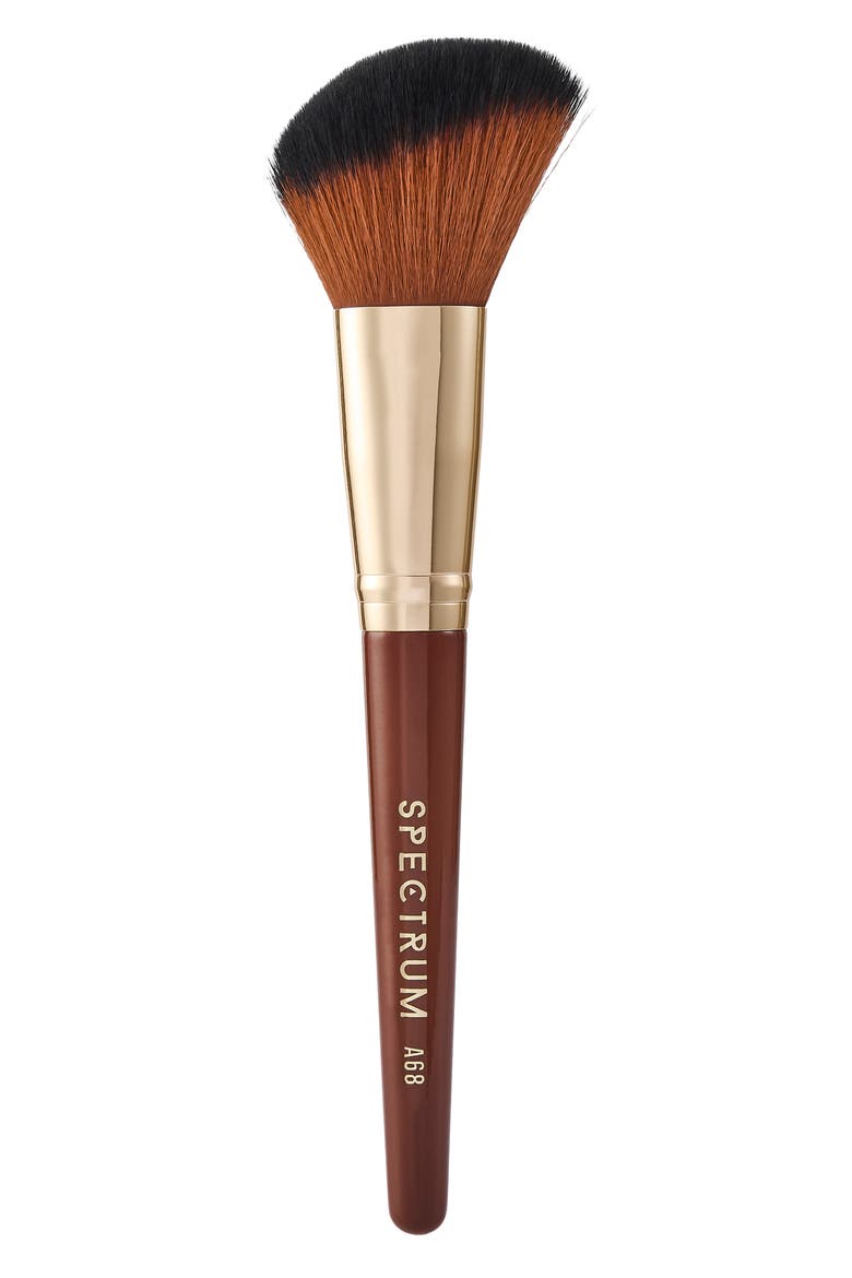 Pantherine Large Angled Powder Brush, Main, color, BROWN