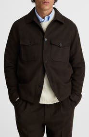Madewell Patch Pocket Wool Blend Jacket