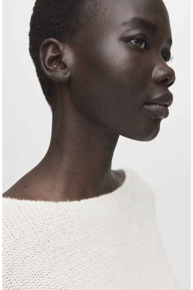 Sweater with Seam Details, Alternate, color, ECRU