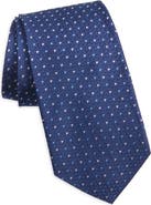 Ralph Lauren Purple Label Jermyn St. Jacqards Geometric Pattern Silk Tie