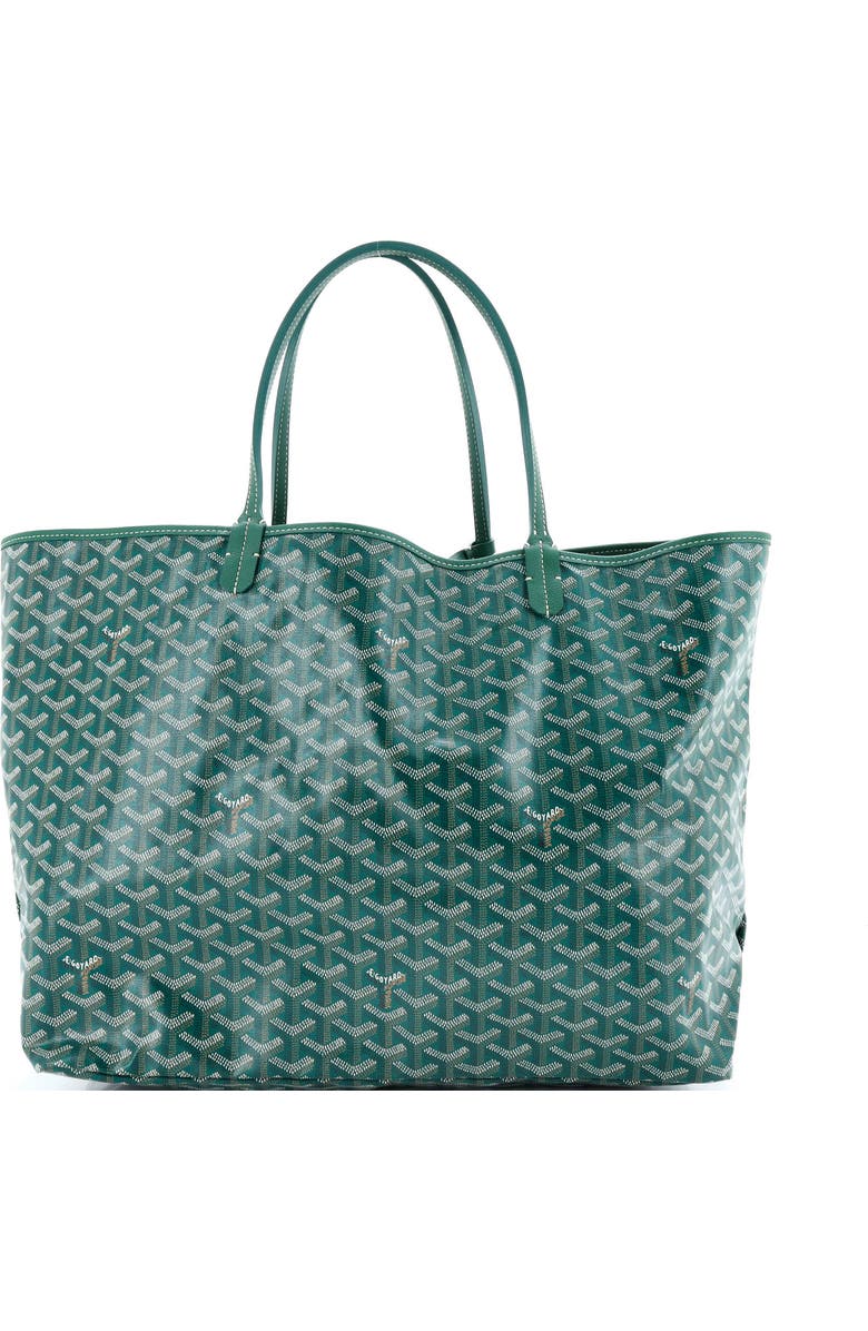 Pre-Owned Goyard Saint Louis Tote Coated Canvas GM, Main, color, Green