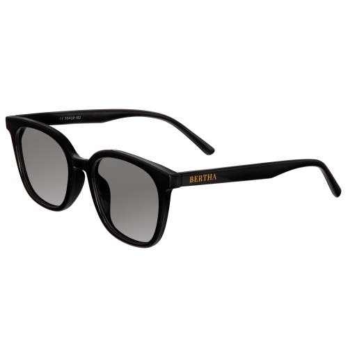 BERTHA Betty Polarized Sunglasses in Black/black  product
