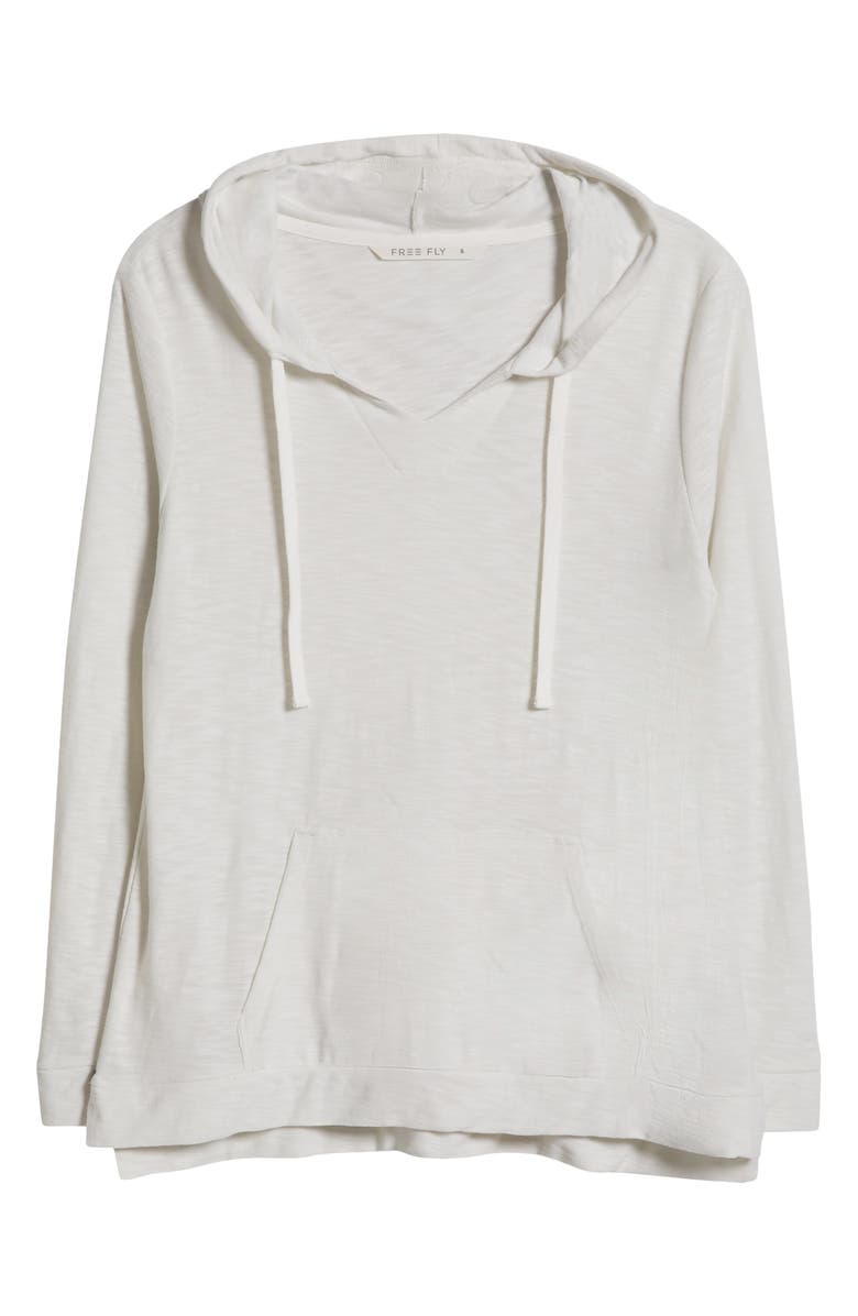 Free Fly Oversize Slub Hoodie, Alternate, color, Sea Salt