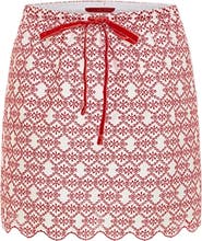 PCFG The Broderie Anglaise Edit Mini Skirt With Embroidery