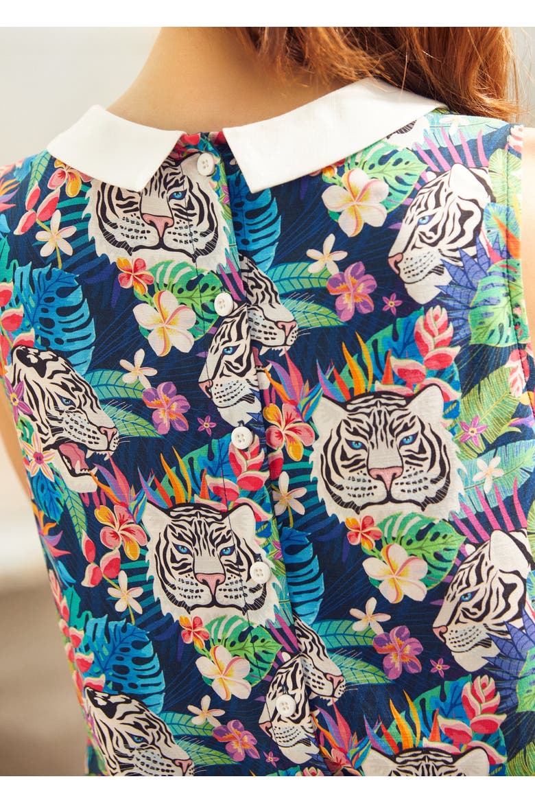 Take Me Somewhere Warm Top, Alternate, color, Tropic Like It's Hot