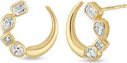 Bony Levy Maya Diamond Mini Wrap Statement Earrings (Online Trunk Show)
