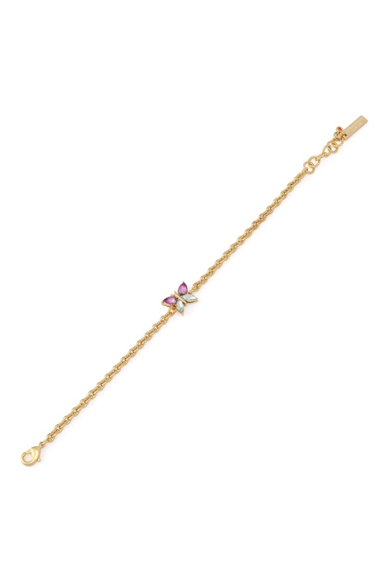 Butterfly Flex Bracelet, Alternate, color, GOLD