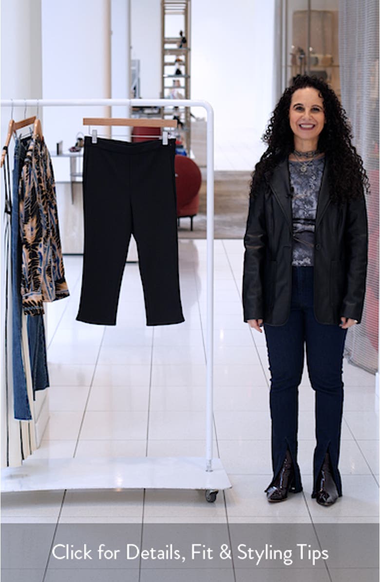 Crepe Capri Leggings