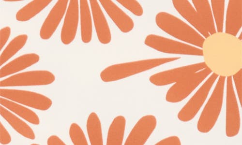 Billabong Fresh Daze Floral Side Tie Bikini Bottoms In Orange