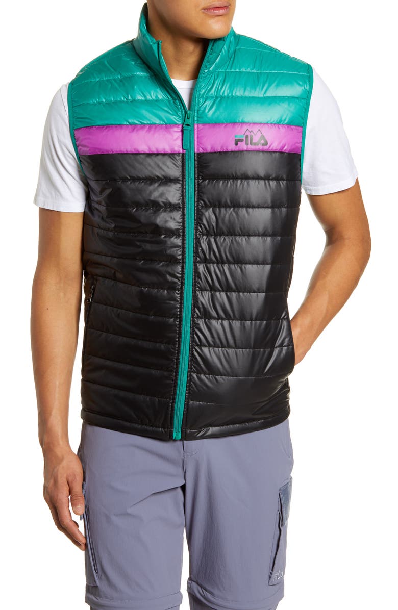 FILA Windshear Trail Puffer Vest, Main, color, 