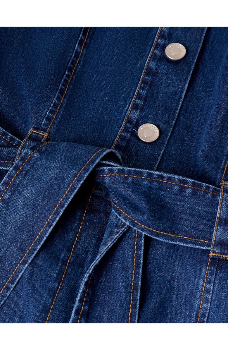 Whistles Button Down Jumpsuit, Alternate, color, Denim