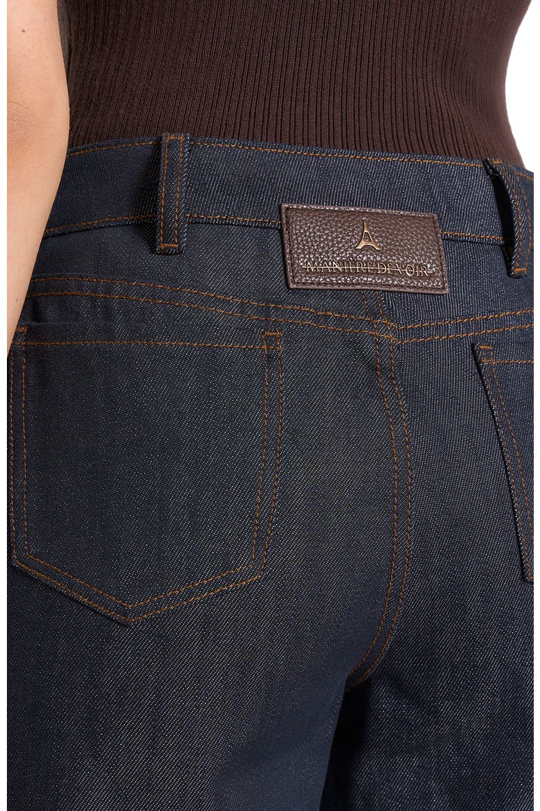 Florence Denim High Rise Straight Leg Jeans, Alternate, color, Indigo
