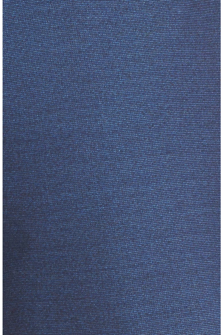 'Fausta' Woven Cotton Shorts, Alternate, color, INDIGO