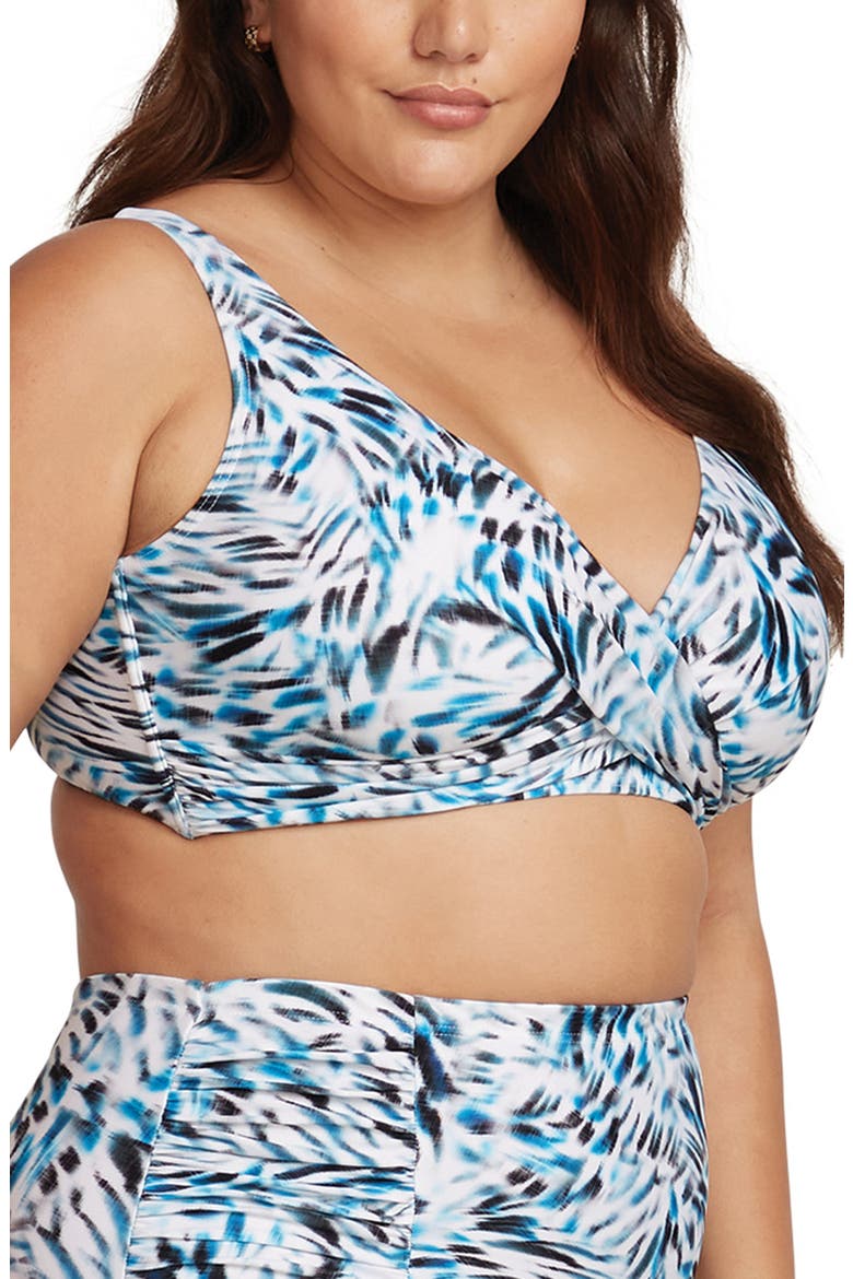 Ze Blue Delacroix Bikini Top, Alternate, color, WHITE