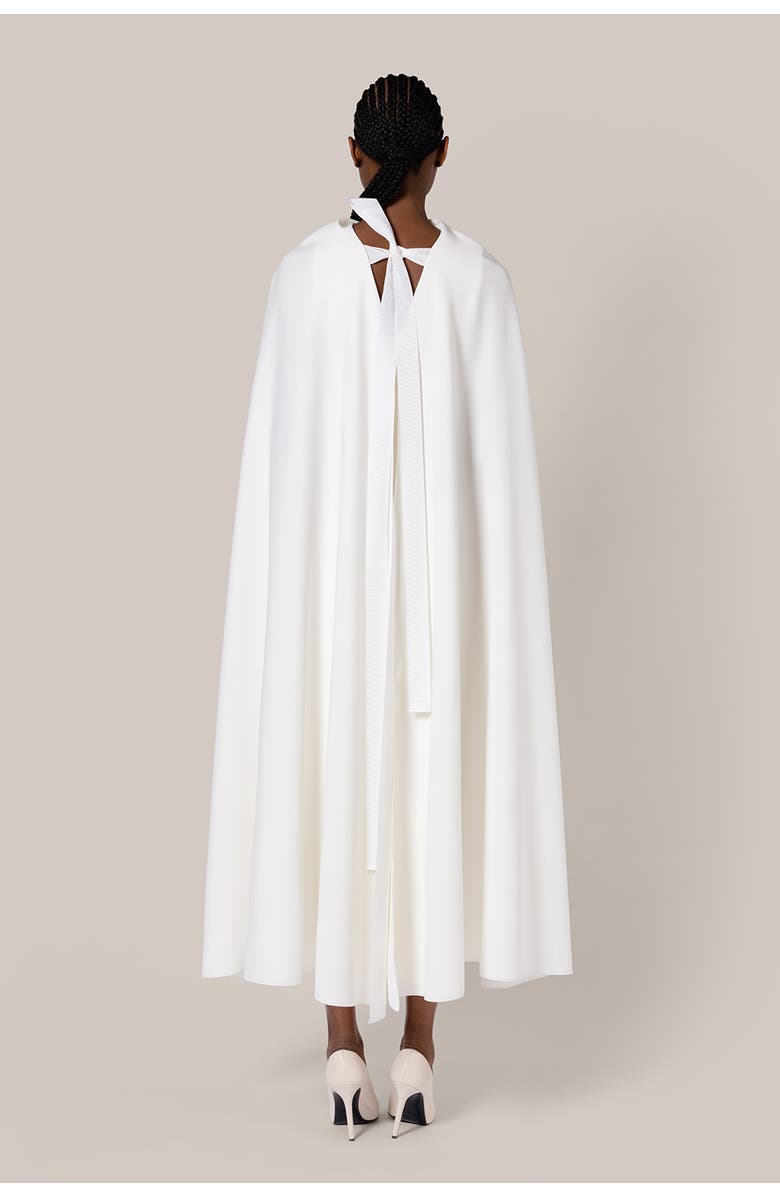 Roksanda Elina Crepe Bridal Dress, Alternate, color, Ivory