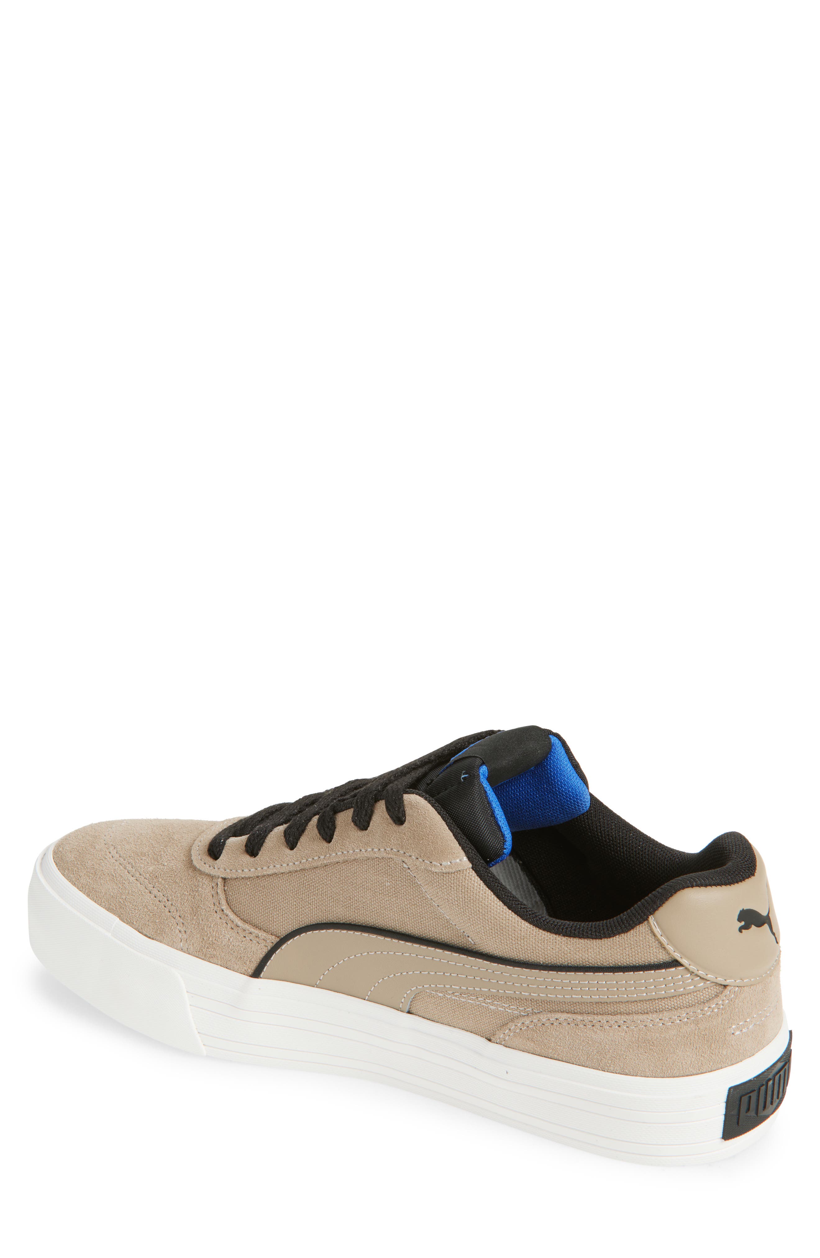 PUMA Court Classic Vulc Sneaker, Alternate, color, Ice Coffee/ Puma Black/ Blue