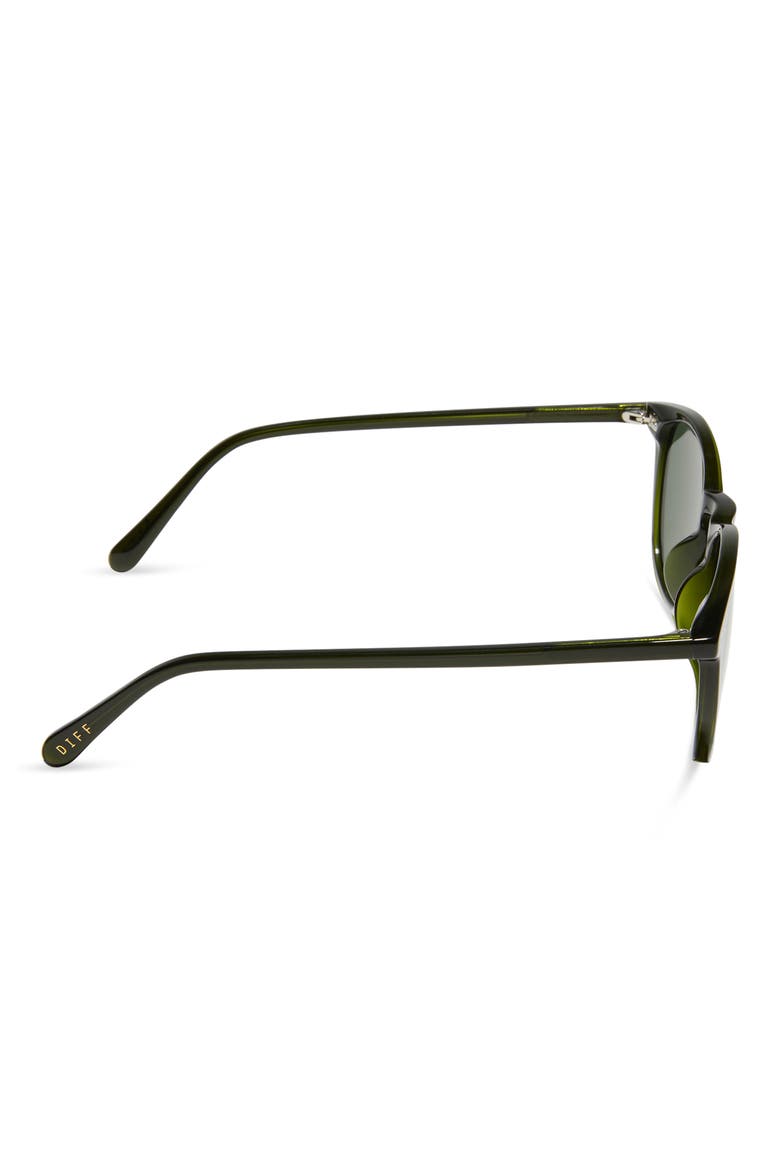 Jaxson XL 52mm Polarized Square Sunglasses, Alternate, color, DARK OLIVE CRYSTAL