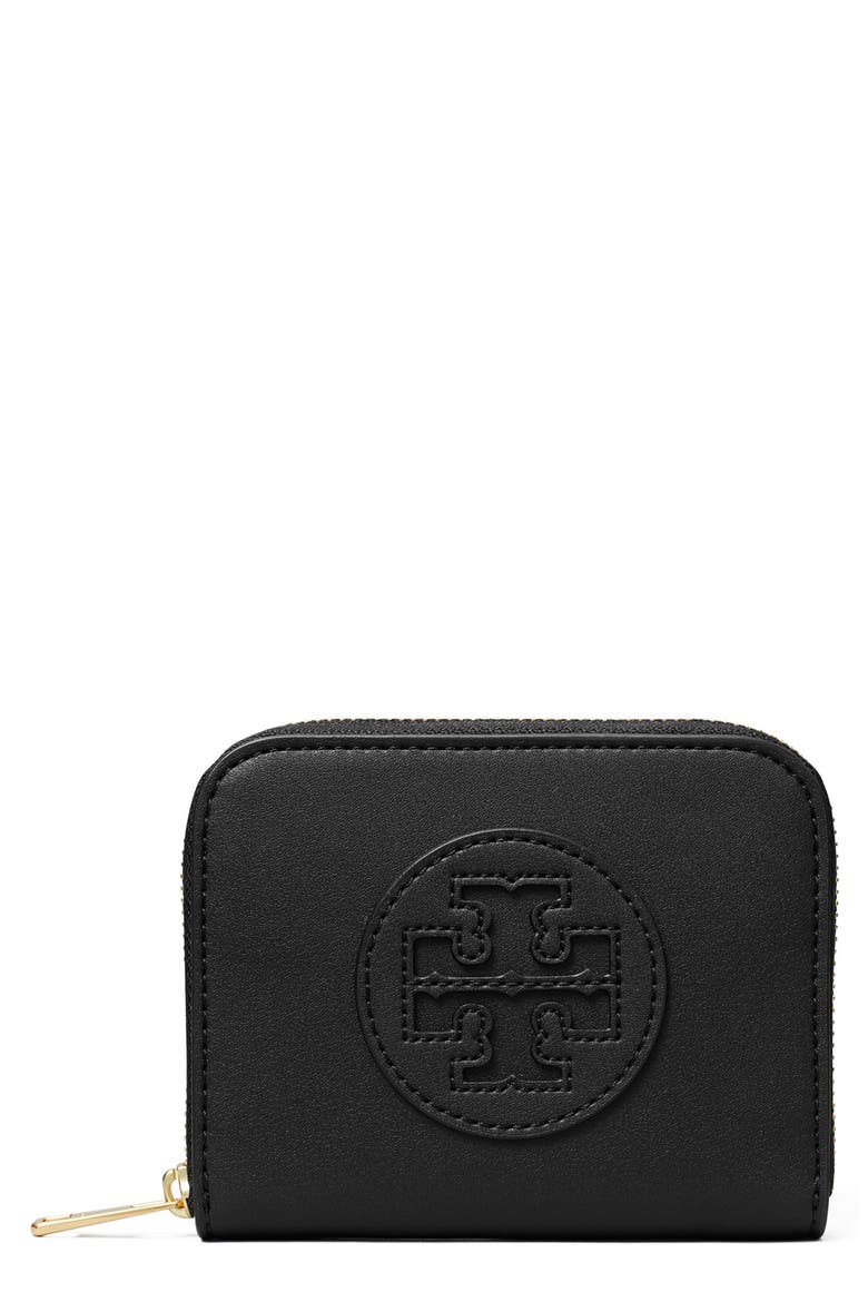 Small Ella Bio Zip Wallet, Main, color, BLACK