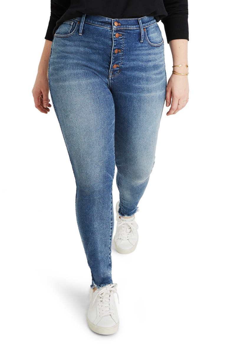 10-Inch High Waist Skinny Jeans, Alternate, color, CORDOVA