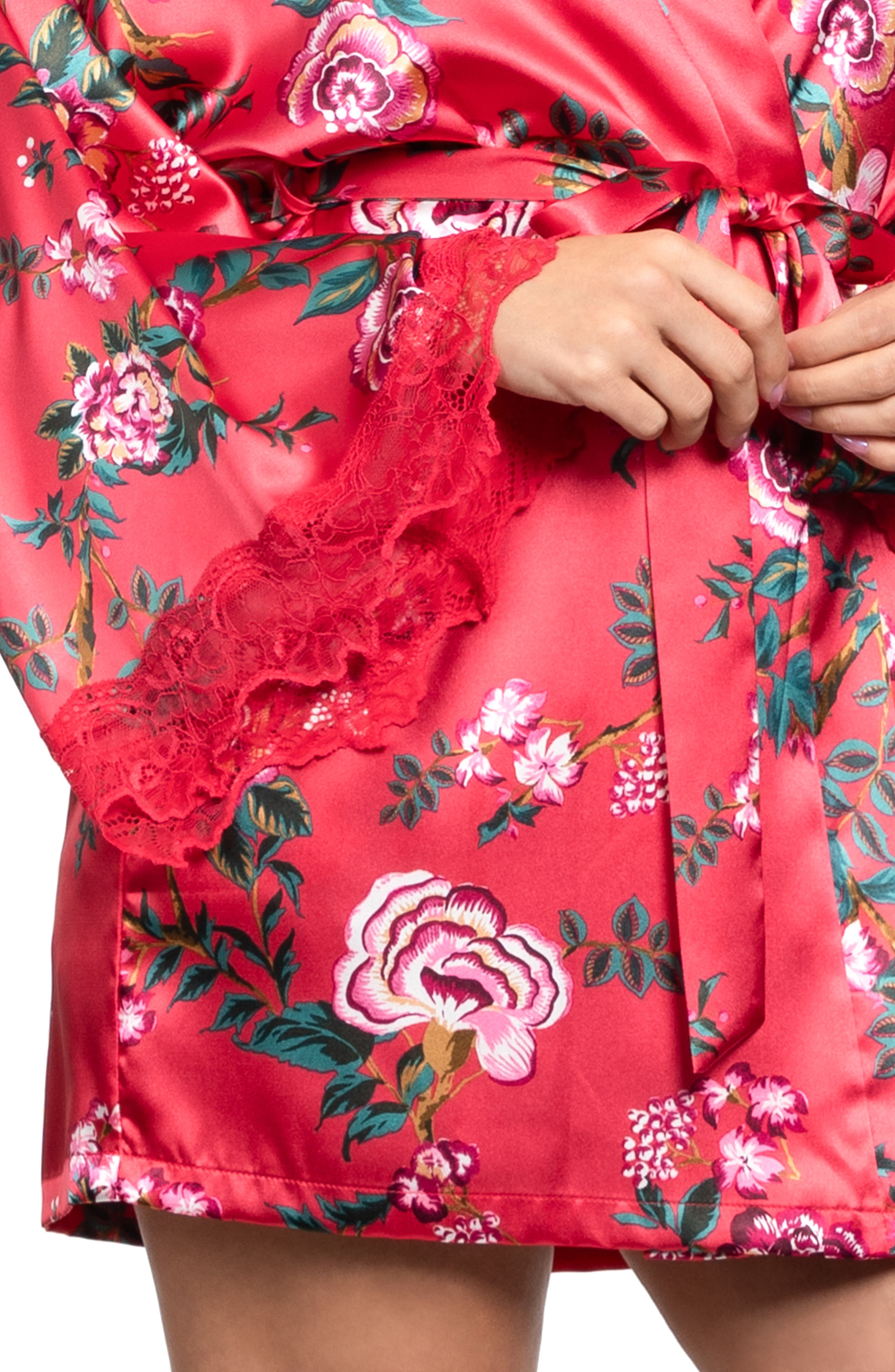In Bloom by Jonquil Phoenix Satin Robe (Women) | Nordstromrack