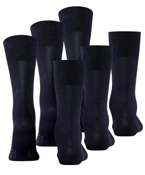 Falke Tiago Cotton Dress Socks In Black