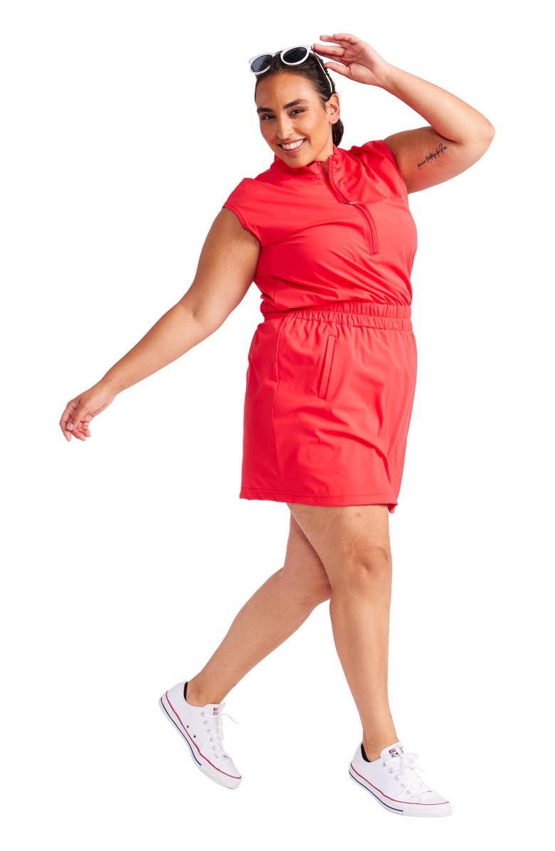 KINONA Fall Ball Golf Dress, Alternate, color, Tomato Red