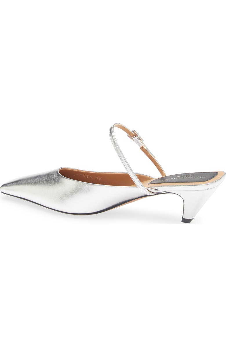 Stella McCartney Spur Metallic Pump, Alternate, color, Silver